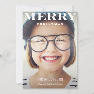 Cartes Pour Fêtes Annuelles Joyeux Noël Enfant Photo Simple Fond Perdu