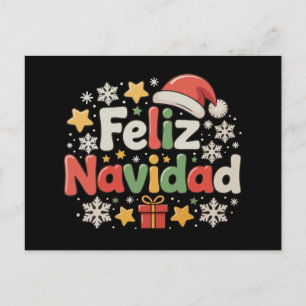 Cartes Pour Fêtes Annuelles Joyeux Noël espagnol mexicain Joyeux Noël Xmas