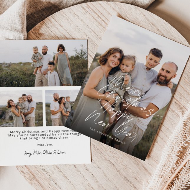 Cartes Pour Fêtes Annuelles Joyeux Noël et Bonne Année (Créateur téléchargé)