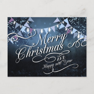 Cartes Pour Fêtes Annuelles Joyeux Noël et Bonne Année