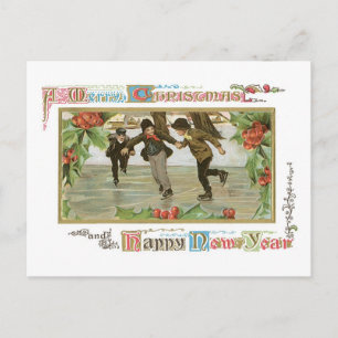 Cartes Pour Fêtes Annuelles Joyeux Noël et Bonne année