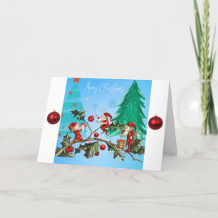 Cartes Pour Fêtes Annuelles Joyeux Noël et Bonne Année personnalisable
