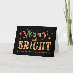 Cartes Pour Fêtes Annuelles Joyeux Noël et design texte clair