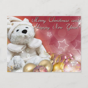Cartes Pour Fêtes Annuelles joyeux noël et heureux nouvel an