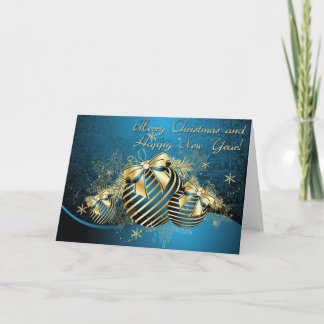Cartes Pour Fêtes Annuelles joyeux noël et heureux nouvel an