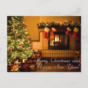 Cartes Pour Fêtes Annuelles joyeux noël et heureux nouvel an