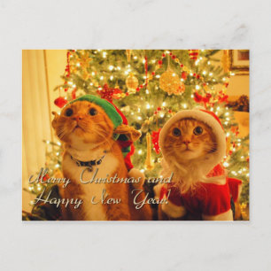 Cartes Pour Fêtes Annuelles joyeux noël et heureux nouvel an