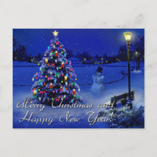 Cartes Pour Fêtes Annuelles joyeux noël et heureux nouvel an
