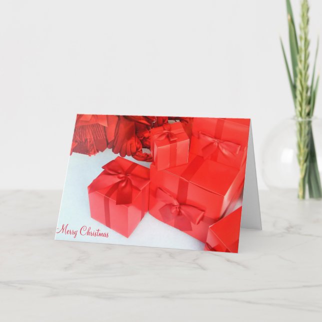 Cartes Pour Fêtes Annuelles Joyeux Noël et Joyeux 2016 (Devant)