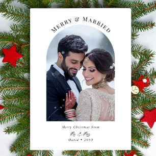 Cartes Pour Fêtes Annuelles Joyeux Noël et mariage photo Arche