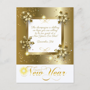 Cartes Pour Fêtes Annuelles Joyeux Noël et Nouvel An ! Luxe Or 2024