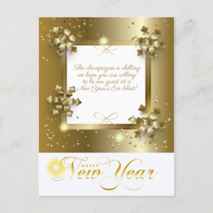 Cartes Pour Fêtes Annuelles Joyeux Noël et Nouvel An ! Luxe Or 2026