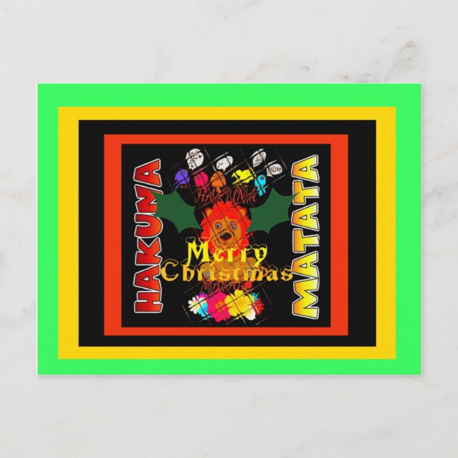 Cartes Pour Fêtes Annuelles Joyeux Noël et une bonne année (Devant)