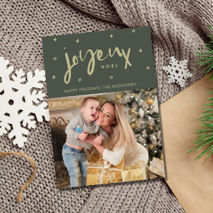 Cartes Pour Fêtes Annuelles Joyeux Noel Famille Photo Noël
