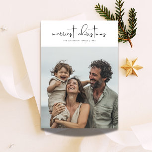 Cartes Pour Fêtes Annuelles Joyeux Noël Famille Plage Amusante Photo