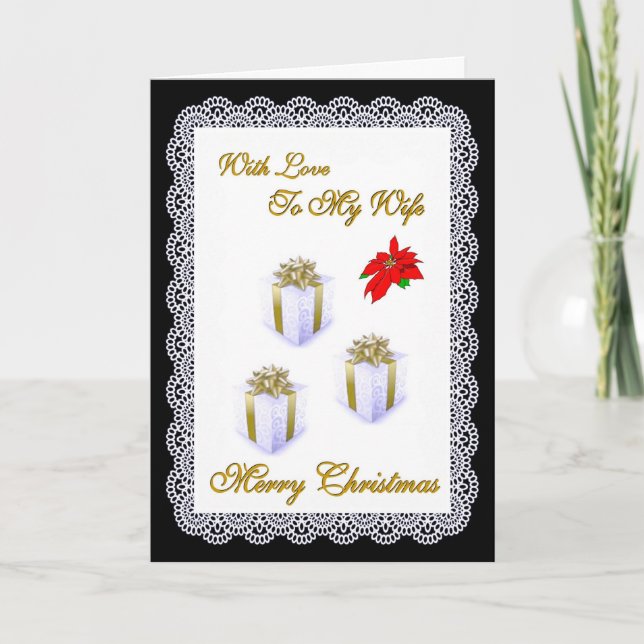 Cartes Pour Fêtes Annuelles Joyeux Noël / Femme (Devant)