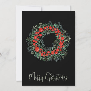 Cartes Pour Fêtes Annuelles Joyeux Noël, fleurs de Noël