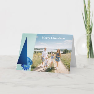 Cartes Pour Fêtes Annuelles Joyeux Noël Flocons de Neige