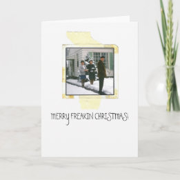 Cartes Pour Fêtes Annuelles Joyeux Noël Freakin !