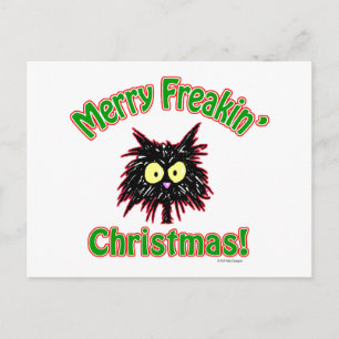 Cartes Pour Fêtes Annuelles Joyeux Noël Freakin