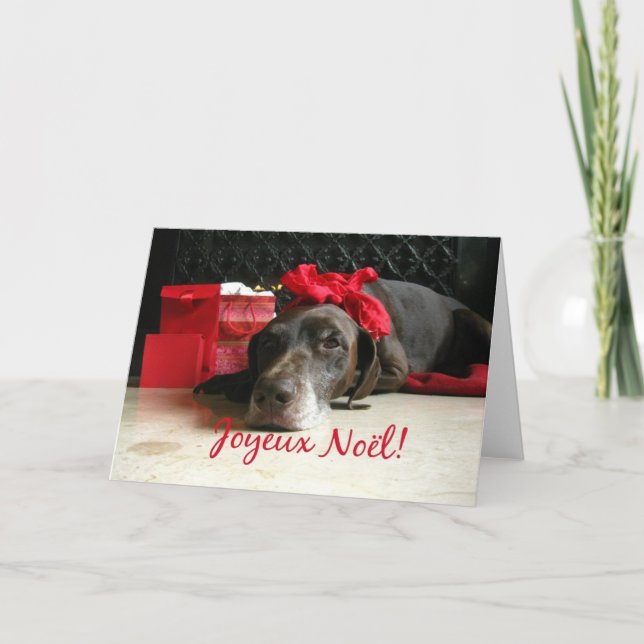 Cartes Pour Fêtes Annuelles Joyeux Noël French Christmas card (Devant)