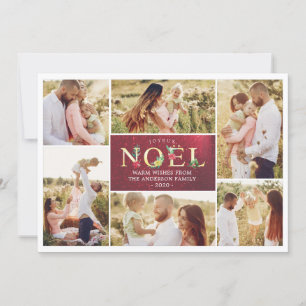 Cartes Pour Fêtes Annuelles Joyeux Noel French Modern Christmas Photos Collage