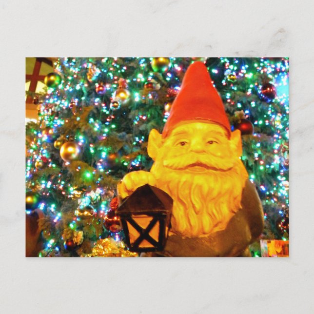 Cartes Pour Fêtes Annuelles Joyeux Noël Gnome (Devant)