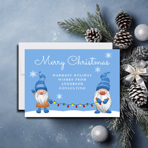 Cartes Pour Fêtes Annuelles Joyeux Noël Gnomes Vacances