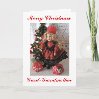 Cartes Pour Fêtes Annuelles Joyeux Noël Grand-mère
