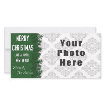 Joyeux Noël Green Snowflake