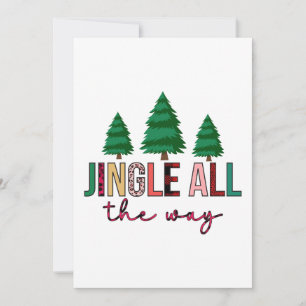 Cartes Pour Fêtes Annuelles Joyeux Noël Jingle All The Way