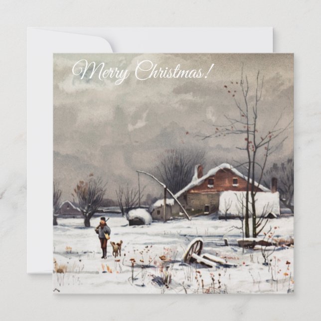 Cartes Pour Fêtes Annuelles Joyeux Noël/Joyeuses fêtes (Devant)