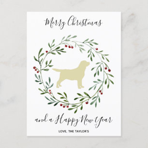 Cartes Pour Fêtes Annuelles Joyeux Noël Joyeux Labrador Joyeux Labrador Retrie
