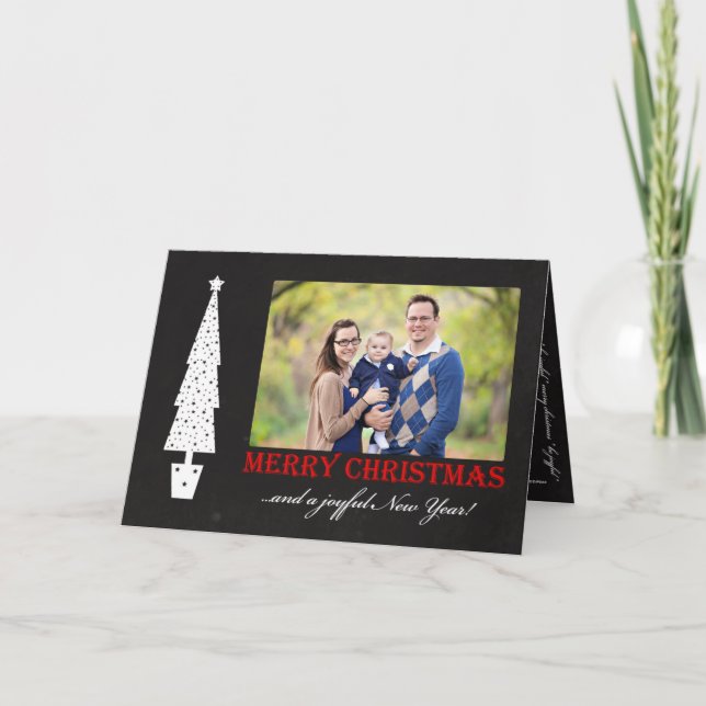 Cartes Pour Fêtes Annuelles Joyeux Noël / Joyeux Nouvel An 4 Photo (Devant)