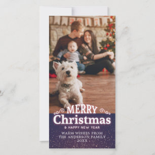 Cartes Pour Fêtes Annuelles Joyeux Noël Joyeux Nouvel An Jour Fête Photo