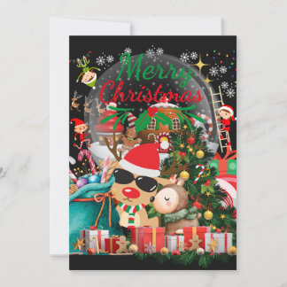 Cartes Pour Fêtes Annuelles Joyeux Noël magique : Festive vacances délices