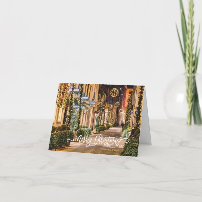 Cartes Pour Fêtes Annuelles Joyeux Noël, Milan, Italie (Devant)