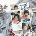 Cartes Pour Fêtes Annuelles Joyeux Noël moderne Arche 4 Photo Holiday<br><div class="desc">Envoyez des voeux de vacances chaudes avec ces 4 cartes de Noël en arche photo! Ce design unique et moderne comprend deux arcs avec deux photos chacune. L'une est orientée vers le bas, l'autre vers le haut. Il y a deux grandes photos verticales (portrait) et deux plus petites photos horizontales...</div>