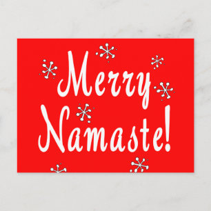 Cartes Pour Fêtes Annuelles Joyeux Noël Namaste Cadeaux