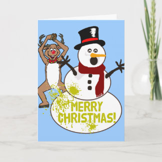 Cartes Pour Fêtes Annuelles Joyeux Noël Neige Jaune
