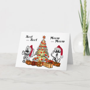 Cartes Pour Fêtes Annuelles Joyeux Noël Night Tree Joyeux Jeu de Noël
