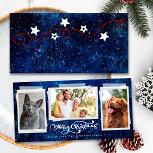 Cartes Pour Fêtes Annuelles Joyeux Noël Nuit étoilée 3 Collage photo