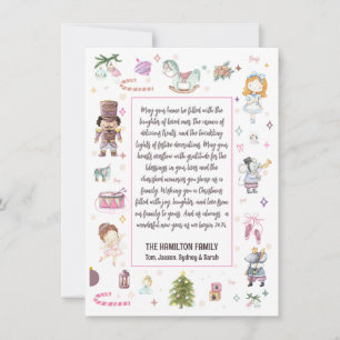 Cartes Pour Fêtes Annuelles Joyeux Noël Nutcracker Frame photo