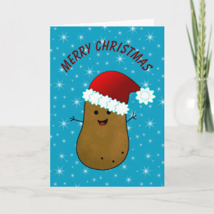 Cartes Pour Fêtes Annuelles Joyeux Noël Patate