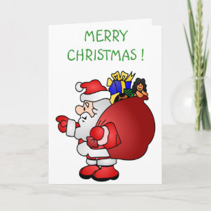 Cartes Pour Fêtes Annuelles "Joyeux NOËL" PÈRE NOËL