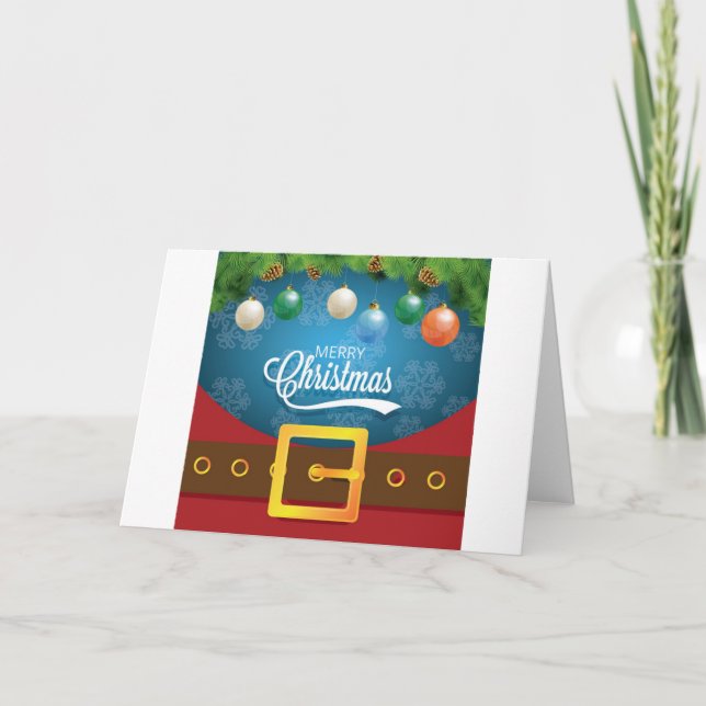 Cartes Pour Fêtes Annuelles Joyeux Noël Père Noël (Devant)