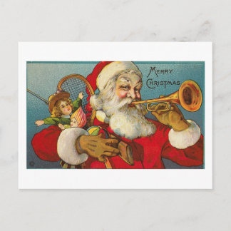 Cartes Pour Fêtes Annuelles Joyeux Noël Père Noël et jouets