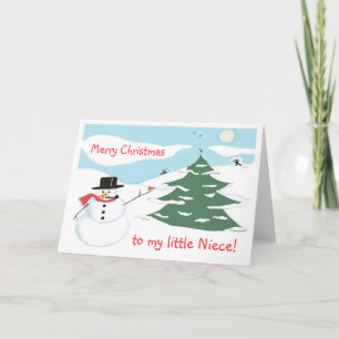 Cartes Pour Fêtes Annuelles Joyeux Noël petite nièce !