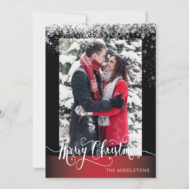 Cartes Pour Fêtes Annuelles Joyeux Noël photo (Devant)