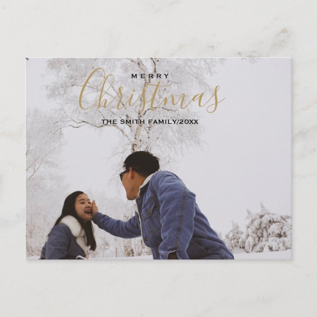 Cartes Pour Fêtes Annuelles Joyeux Noël photo (Devant)